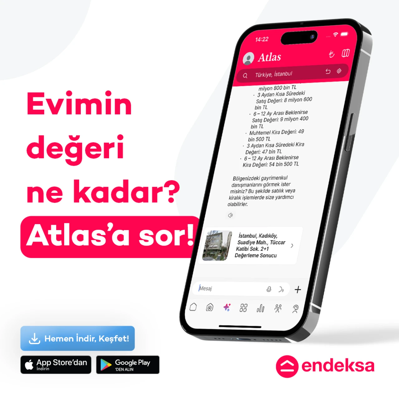 Türkiye’nin ilk yapay zeka destekli emlak asistanı: Endeksa Atlas