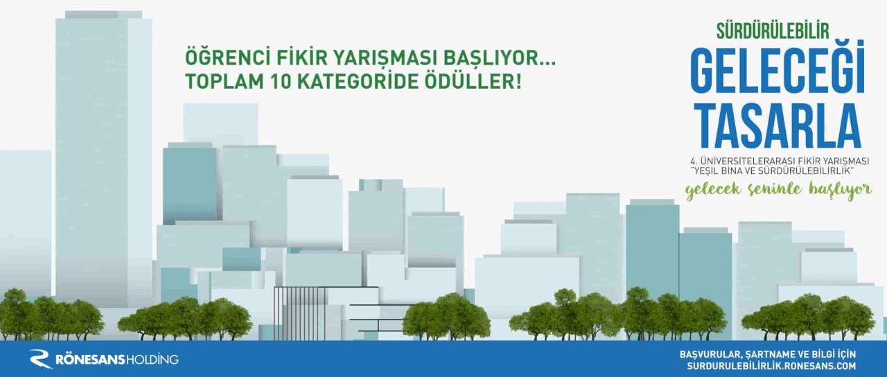 Rönesans Holding'den 'Sürdürülebilir Geleceği Tasarla' Yarışması