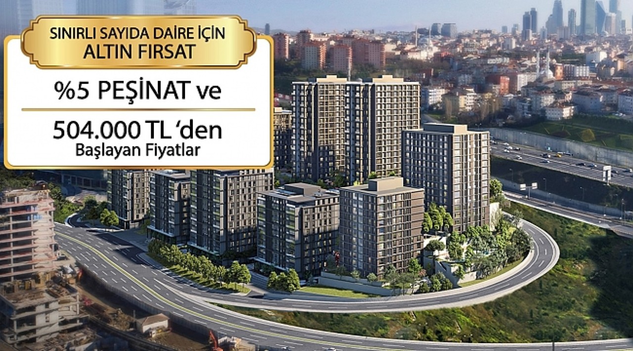 Sadece 25 Bin TL Peşinat ile Avangart İstanbul'da Ev Sahibi Olabilirsiniz