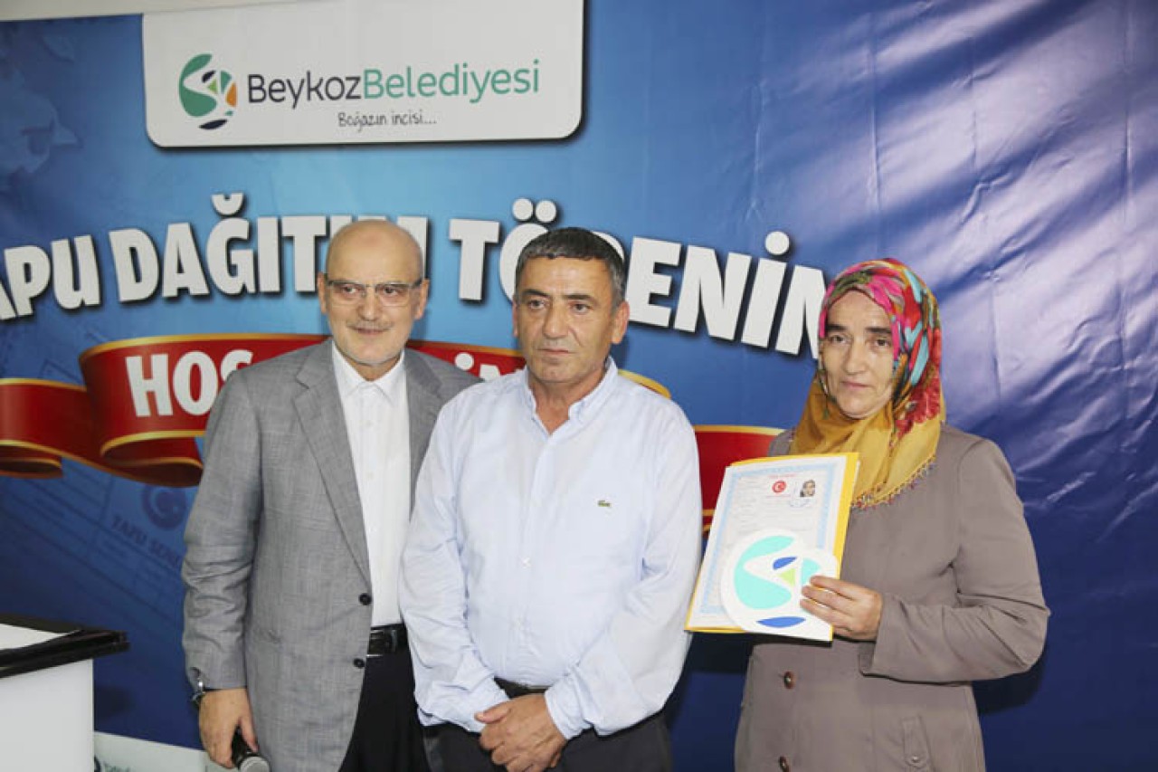 Beykoz'da Tapu Heyecanı