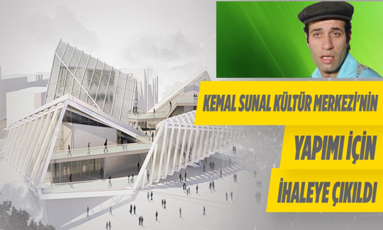 Kemal Sunal Kültür Merkezi'nin Yapımı İçin 42.5 Milyon TL'lik İhale
