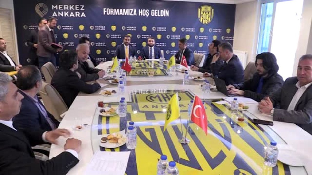 Merkez Ankara Ankaragücü’ne Sponsor Oldu