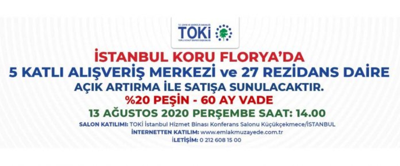 Koru Florya’daki Alışveriş Merkezi ve 27 Daire Satışa Sunuldu