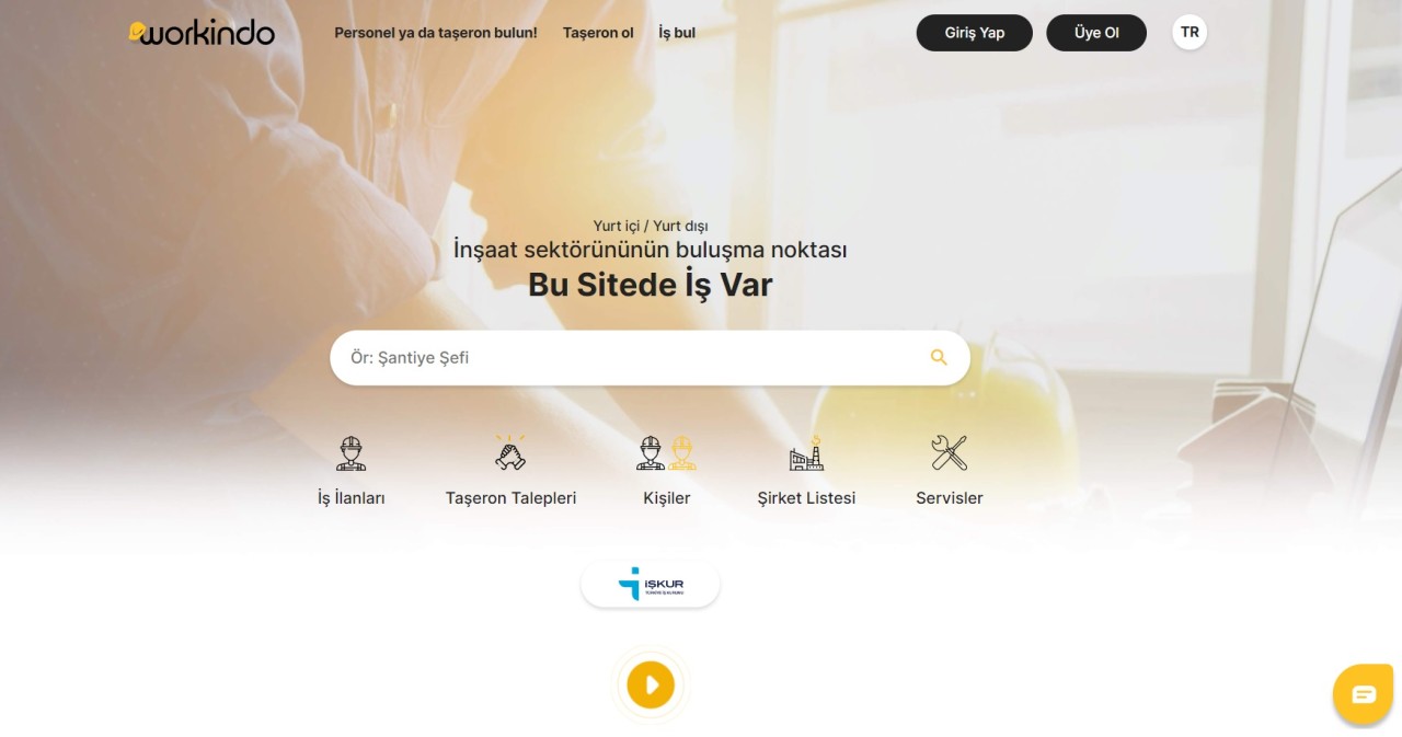 Workindo.com Yeni Arayüzü ile Yayında
