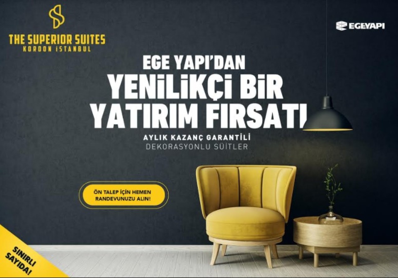 Ege Yapı’dan Yenilikçi Bir Yatırım Fırsatı: The Superior Suites