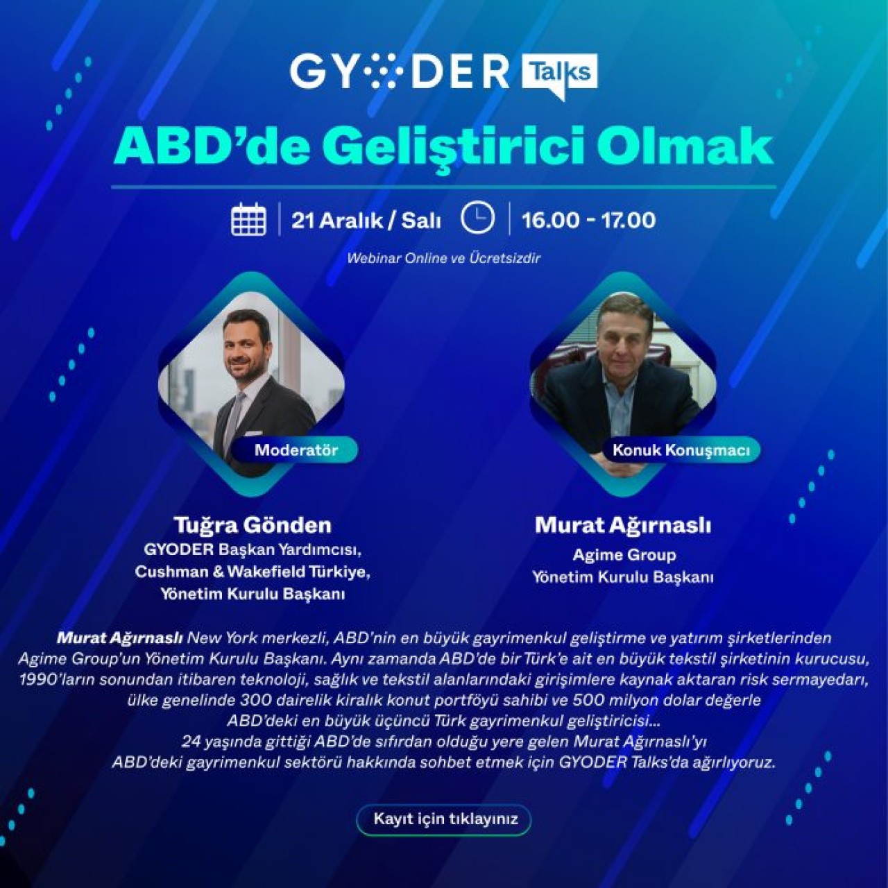 GYODER Talks'tan 'ABD'de Geliştirici Olmak' Etkinliği