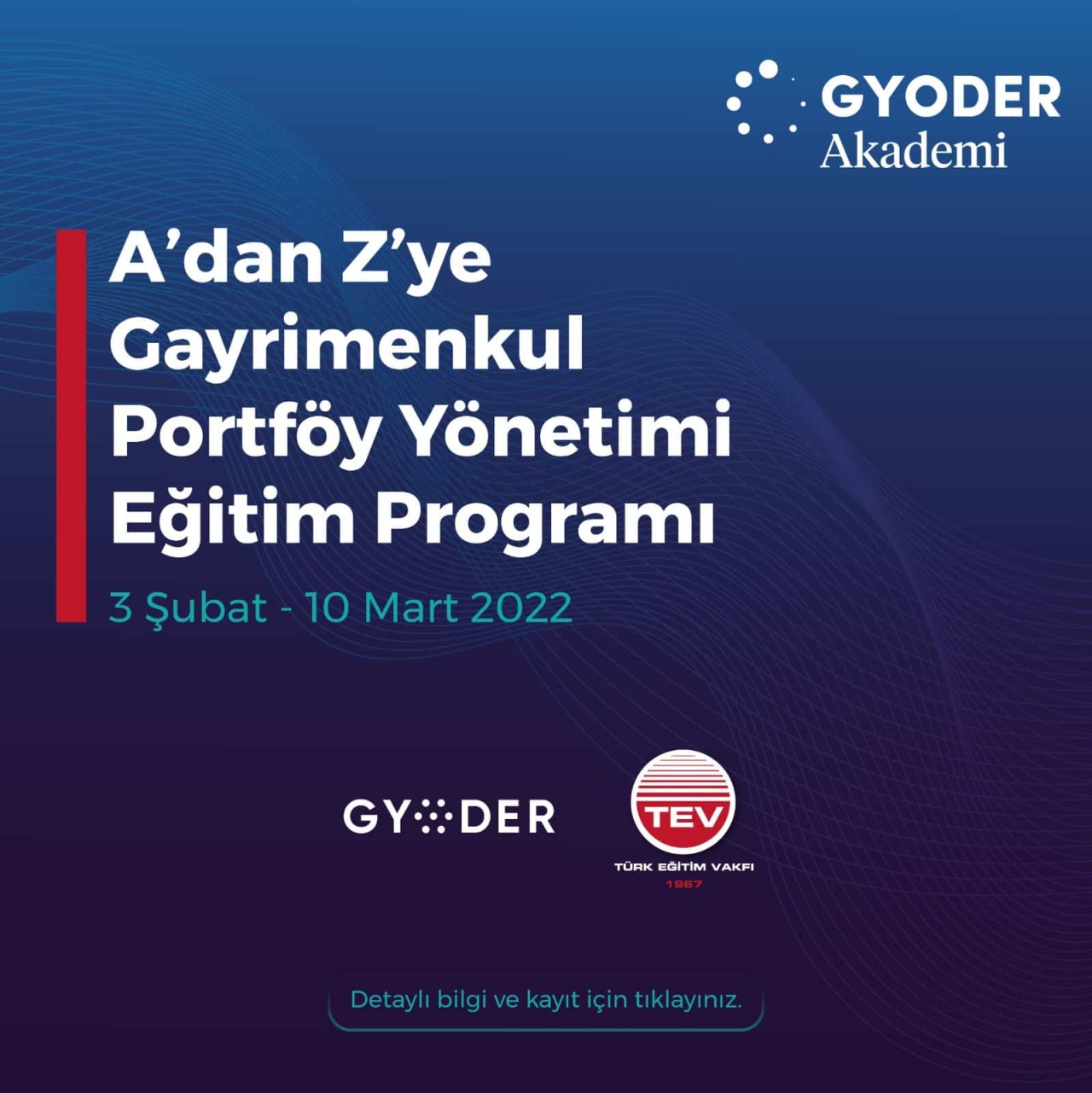 GYODER Akademi Seminerlerini “A’dan Z’ye Gayrimenkul Portföy Yönetimi” Eğitimi ile Sürdürüyor