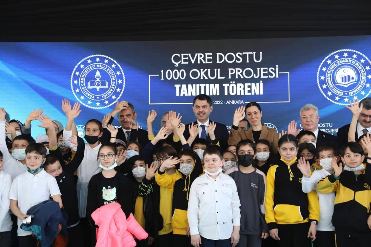 Çevre Dostu Bin Okul Projesi Tanıtıldı