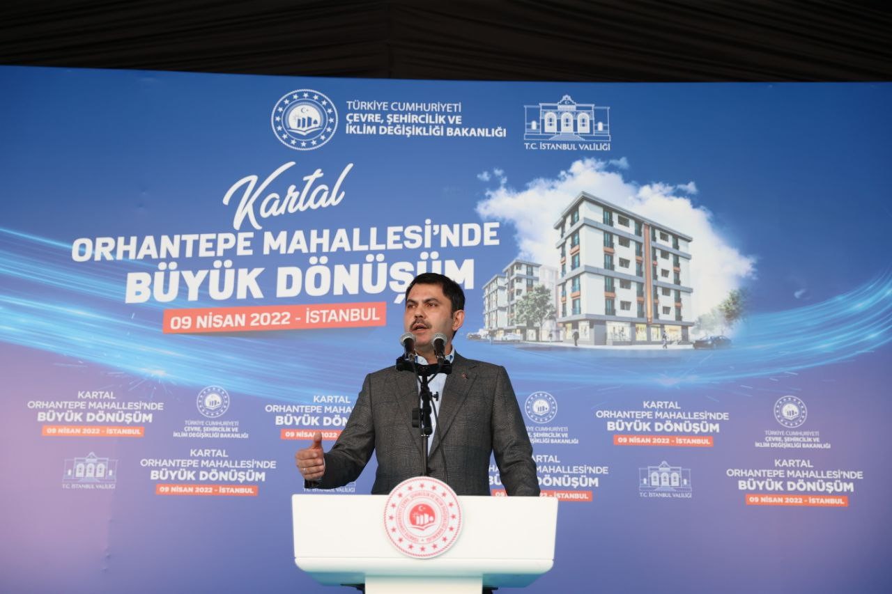 Kartal Orhantepe Mahallesi Kentsel Dönüşüm Projesi Temeli Atıldı