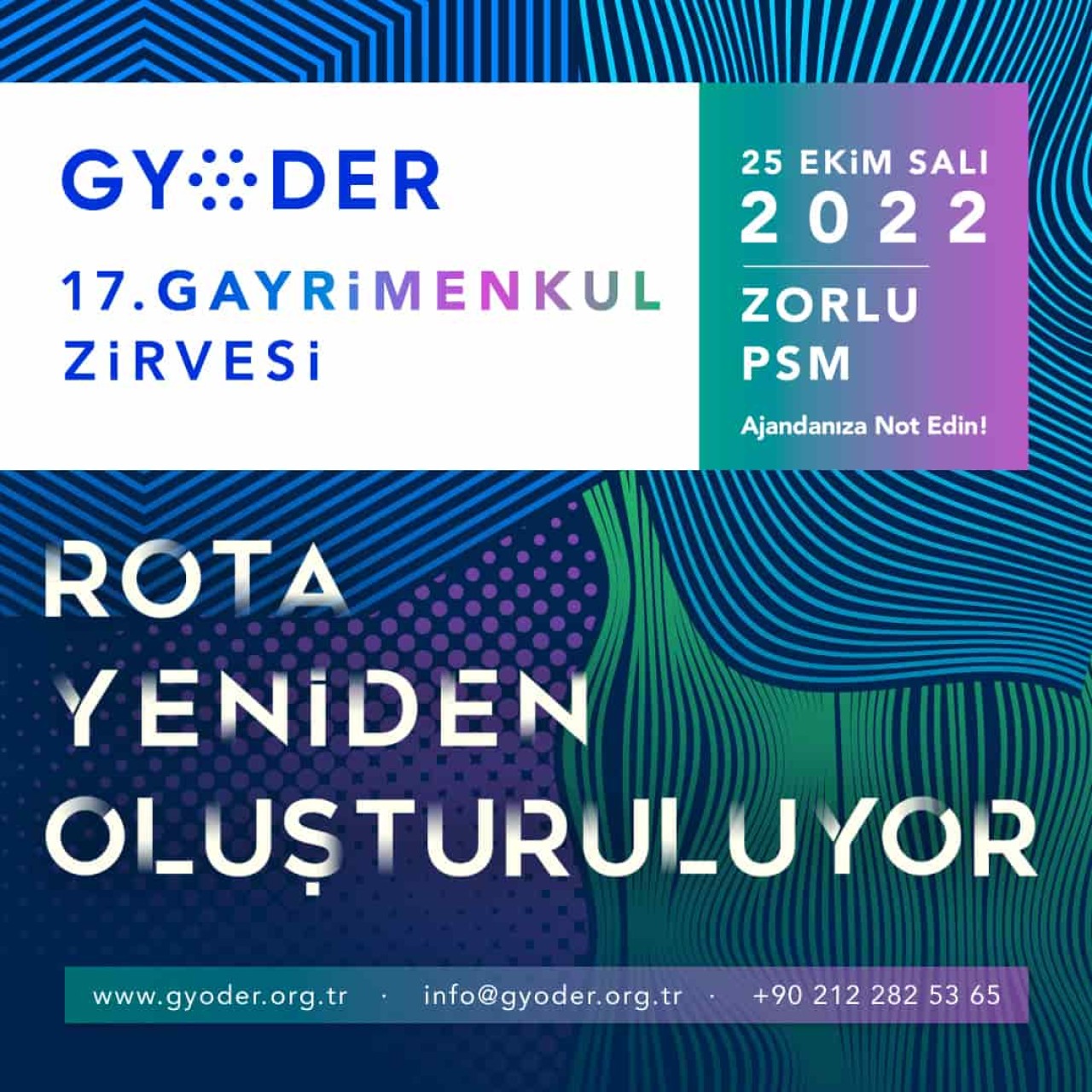 GYODER 17. Gayrimenkul Zirvesi 25 Ekim'de