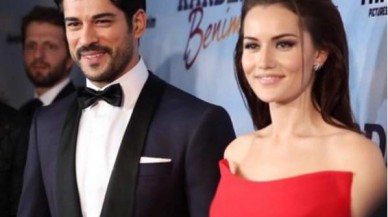 Burak Özçivit'ten Fahriye Evcen'e Ev Jesti