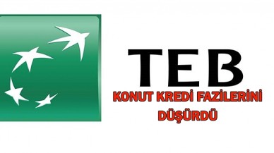 TEB'de Konut Kredisi Faizi Yüzde 0,99'a Düştü