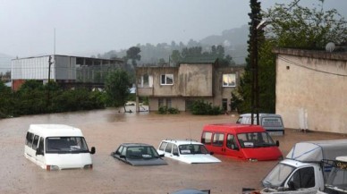 Ordu'da Sel: Bazı Evlerde Maddi Hasar Oluştu