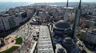 Taksim Cami İnşaatında Sona Gelindi