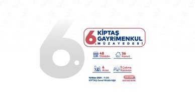 KİPTAŞ'ın 6. Gayrimenkul Müzayedesi 15 Ekim'de