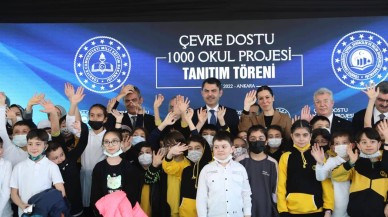 Çevre Dostu Bin Okul Projesi Tanıtıldı