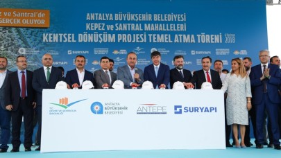 Sur Yapı Antalya Projesi'nde Temel Atıldı