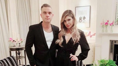 Ayda ve Robbie Williams Beverly Hills’teki Evlerinin Kapılarını Açtı