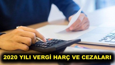 2020'de Hangi Vergi ve Harçları Ödeyeceğiz?