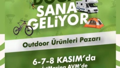 'Outdoor Ürünleri Pazarı' ile 'Doğa' İstMarina AVM'ye Geliyor