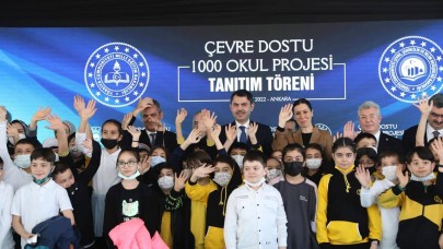 Çevre Dostu Bin Okul Projesi Tanıtıldı