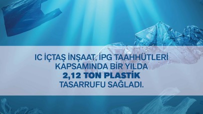IC İçtaş İnşaat 1 Yılda 2 Ton Plastik Tasarrufu Sağladı