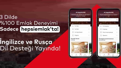 Rusça ve İngilizce Emlak Arama Deneyiminin Adresi: Hepsiemlak.com