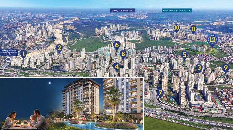 İhlas Gayrimenkul’ün Ispartakule’deki projesi Bizim Evler 12 satışa çıktı